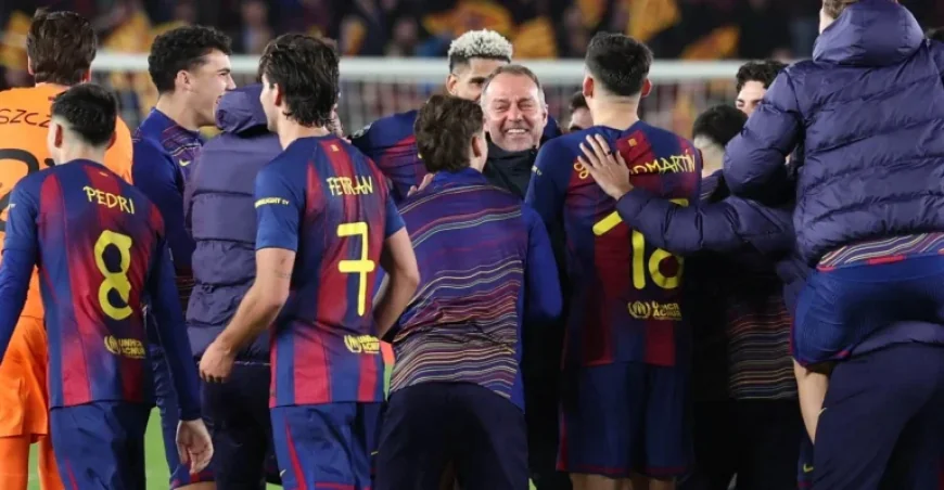 Hansi Flick Reacts to Barcelona’s Wild 7-2 Win Over Newcastle in Champions League