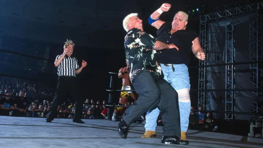Ric Flair match resurfaced as WCW Greed bout is spotlighted in premium content push