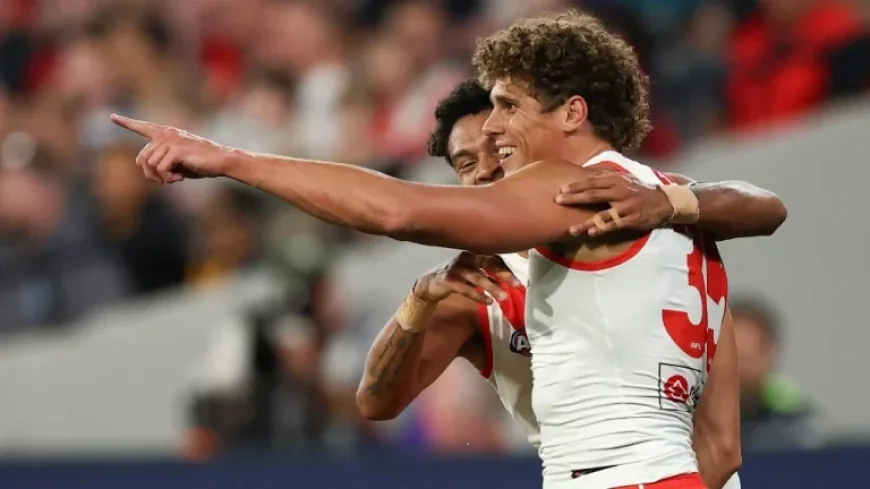 Tom Barrass lands heavily as New-look Swans fire early at MCG