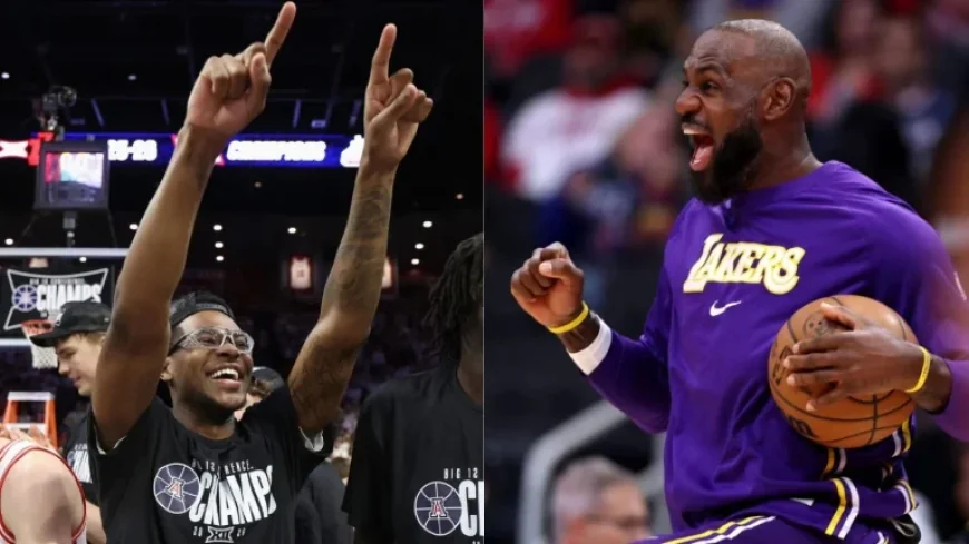 Bryce James draws LeBron’s NCAA Tournament push as Arizona opens March run