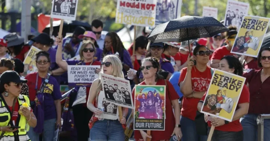 Lausd faces an April 14 strike threat as unions and district clash over pay, staffing, and a budget at “breaking point”