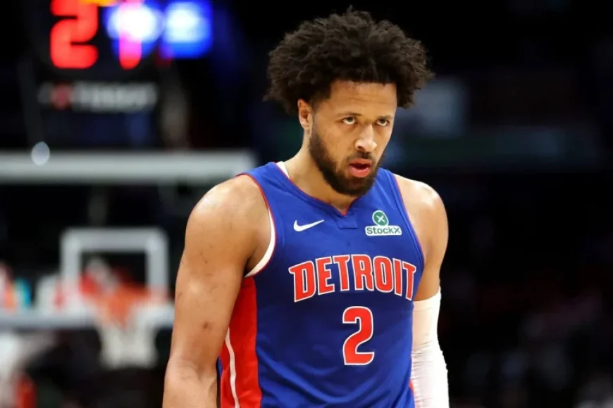Pistons’ Cade Cunningham Sidelined with Collapsed Lung, Re-evaluation in 2 Weeks
