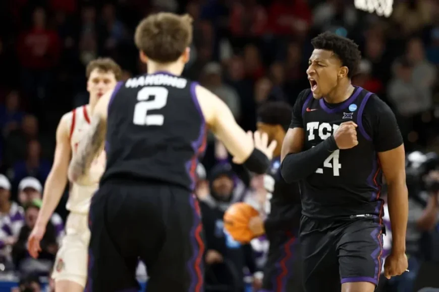 TCU Edges Ohio State, Nebraska Advances in 2026 NCAA Men’s March Madness Day 1