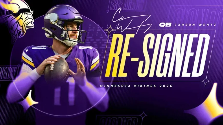 Vikings Secure Deal with Quarterback Carson Wentz