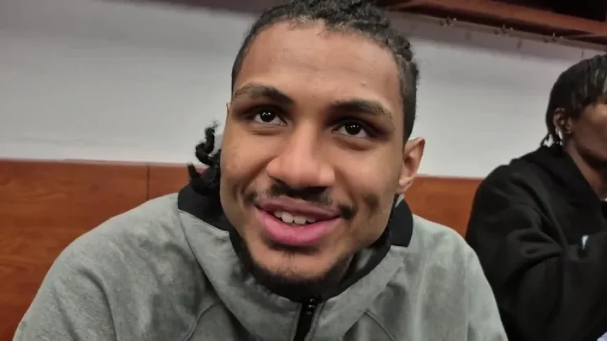 Nyk Lewis and the locker-room quiet before the NCAA Tournament noise