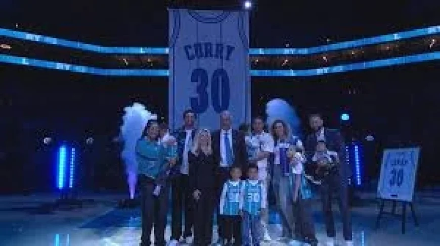Hornets Raise Dell Curry’s No. 30 into Rafters at Jersey Retirement Ceremony