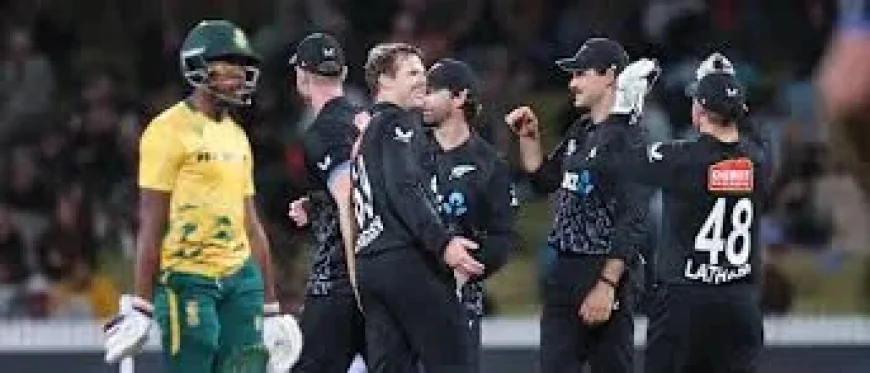 South Africa National Cricket Team Vs New Zealand National Cricket Team Match Scorecard as Eden Park Decider Looms