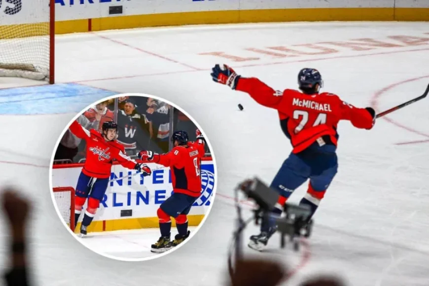 Connor McMichael Highlights Viral Moment Before Cole Hutson’s First NHL Goal