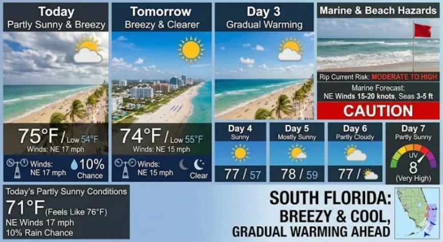 Miami Weather: Another Cool, Cloudy Day — Sunshine Returns Tomorrow in South Florida