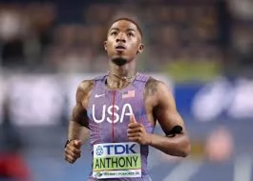 Jordan Anthony crowned 60m world champion after blood clot scare