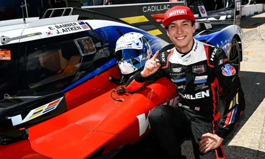 Aitken Secures Pole Position at 12H Sebring, Defeating Blomqvist