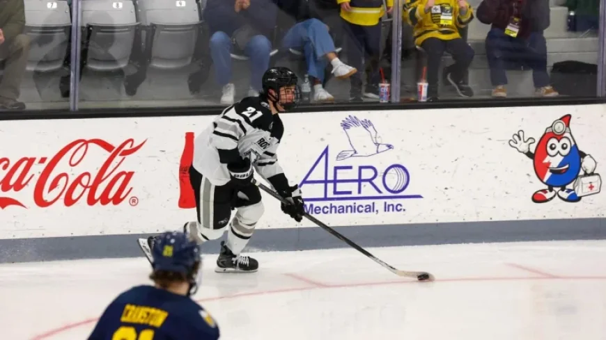 Merrimack Hockey shocks top-seeded Providence in overtime, 3-2, to move on in Hockey East