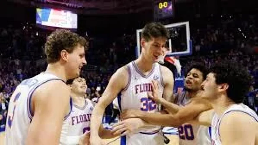 Why Florida’s 7-foot-9 Olivier Rioux isn’t playing in March Madness despite being super tall