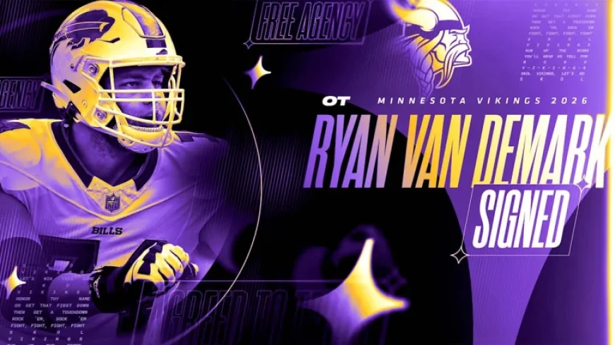Vikings Secure Tackle Ryan Van Demark’s Signature