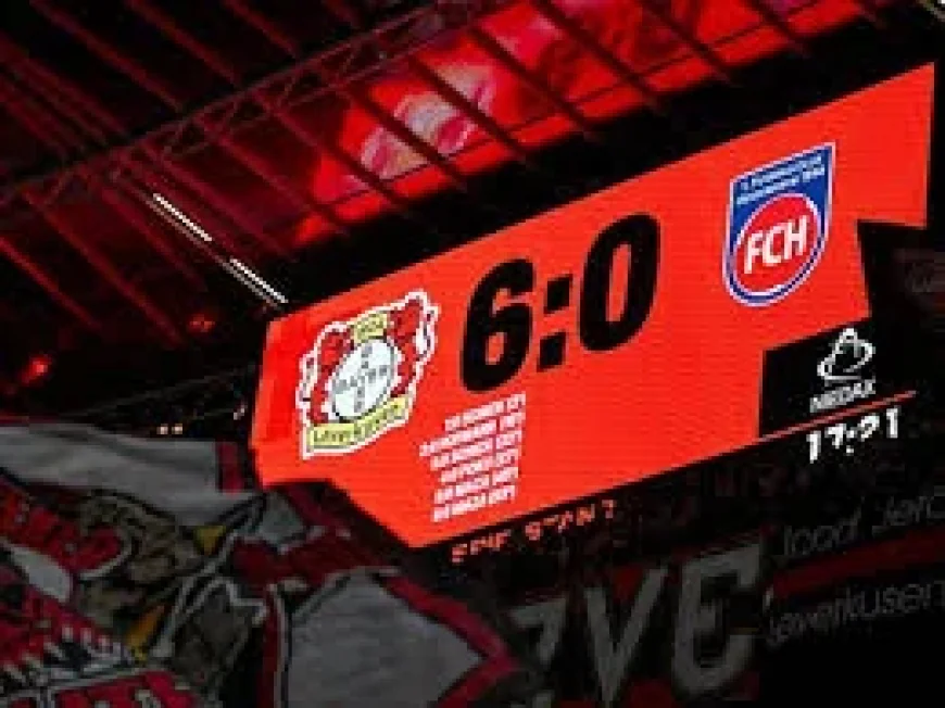 Heidenheim Vs Leverkusen: Leverkusen chase reaction after Arsenal exit