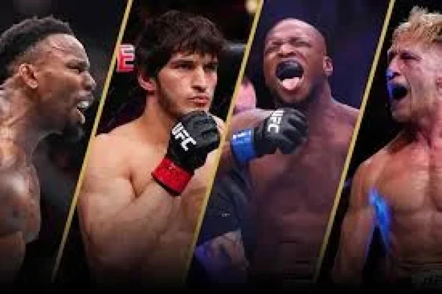 Ufc London: Lerone Murphy and Movsar Evloev in cold staredown before featherweight fight