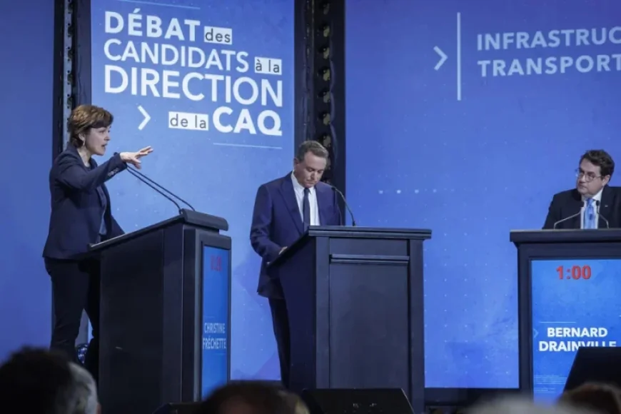 Debat Frechette Drainville: Tensions Flare Over Third Link in CAQ Leadership Race