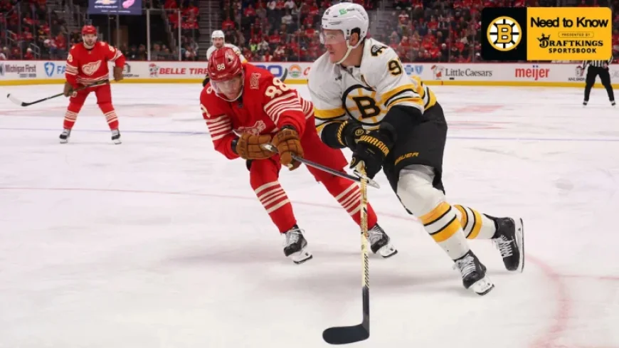 Bruins Vs Red Wings: 5 Pressure Points in an 8 p.m. ET Playoff-Style Atlantic Showdown