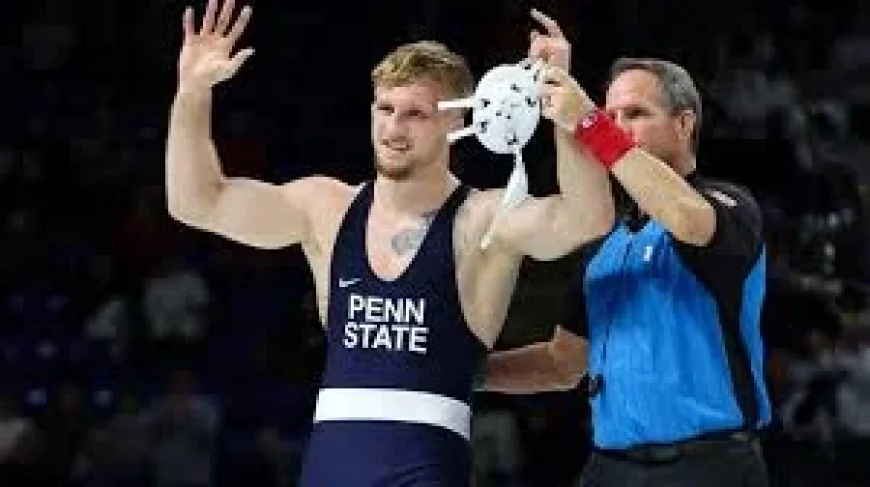 Josh Barr Wrestling as the NCAA spotlight intensifies for Penn State’s 197-pound run