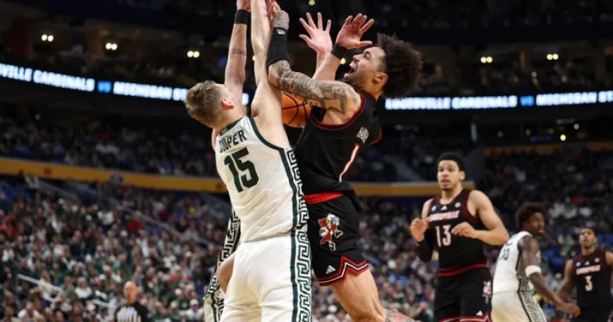 Michigan State Dominates Louisville in 77-69 NCAA Victory