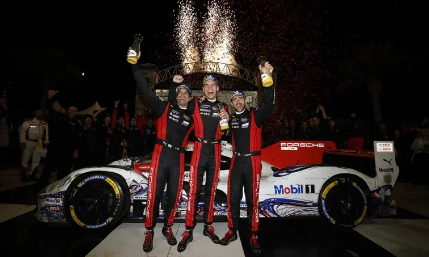 Nasr Powers Porsche to 1-2 Victory in Thrilling Sebring Finish