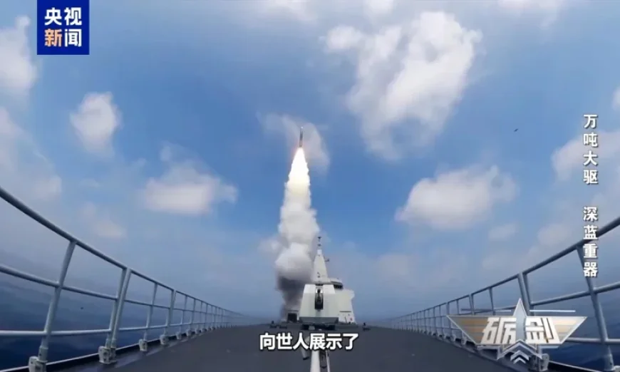 Type 055 Destroyer footage reveals gap between 2021 live-fire and 2026 release