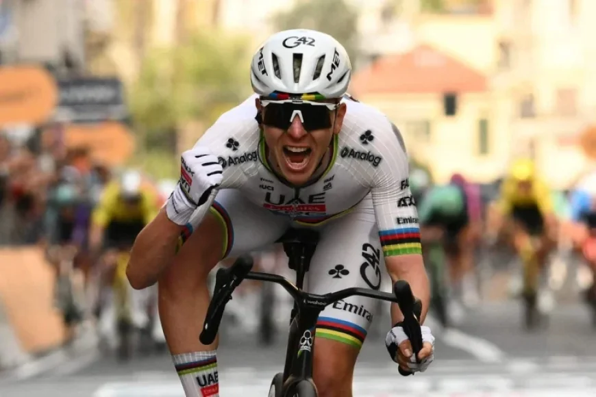 Tadej Pogacar Triumphs in Thrilling Milan-Sanremo Victory Over Tom Pidcock