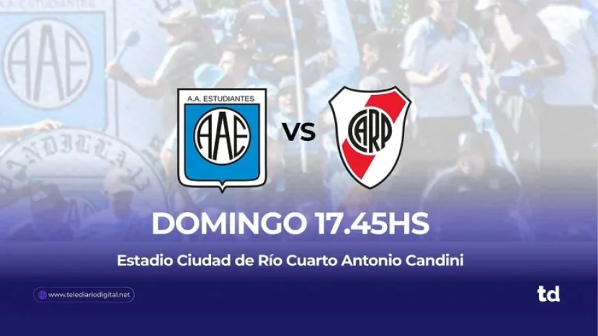 Estudiantes De Río Cuarto – River Plate: Galoppo out late, River heads to Candini as city surges toward kickoff