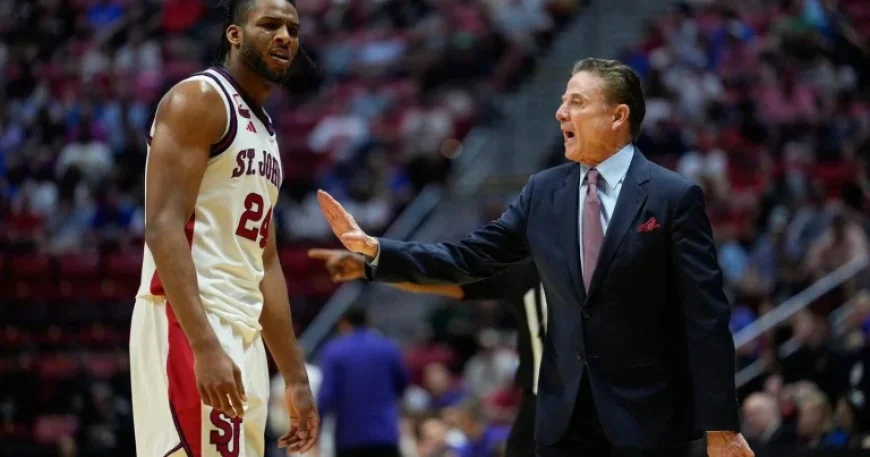 Rick Pitino and Bill Self finally meet again when St. John’s faces Kansas in NCAA Tournament