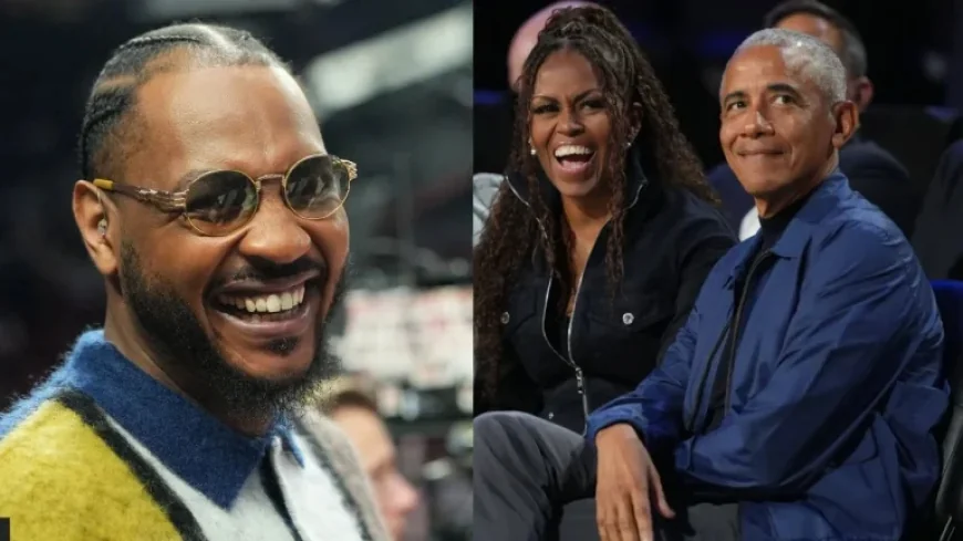 Carmelo Anthony and the pickup-game summons: an inflection point in the Obama-on-court stories