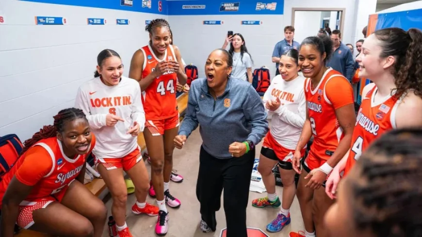Uconn Coach spotlight as Syracuse faces No. 1 UConn in Monday night NCAA Tournament test