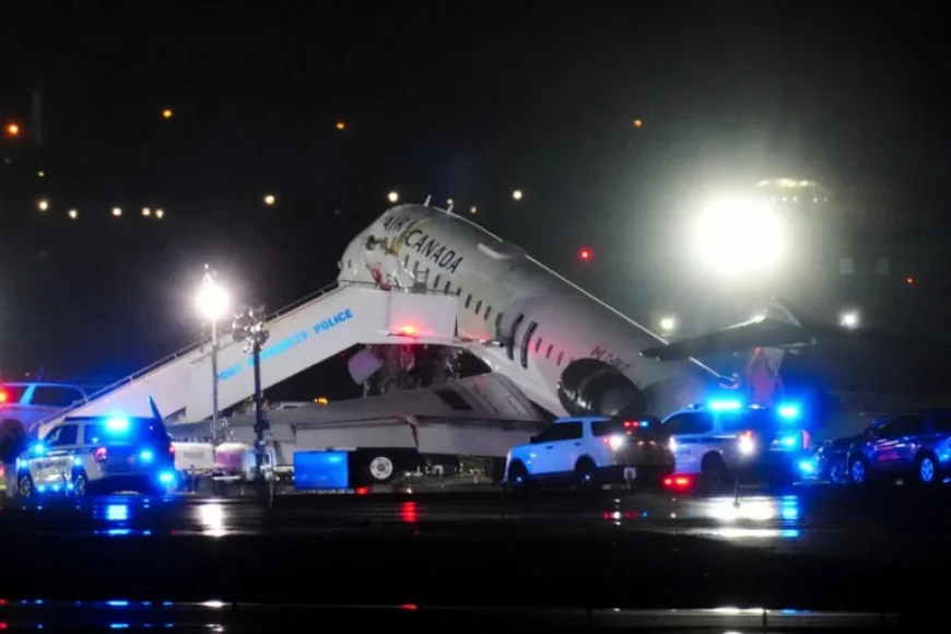 Accident Avion Air Canada: LaGuardia Closed After CRJ-900 Collides With Port Authority Fire Truck