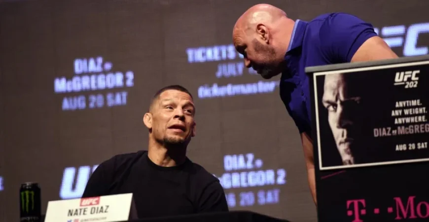 Dana White Comments on Nate Diaz Signing for Rousey vs. Carano Fight Card