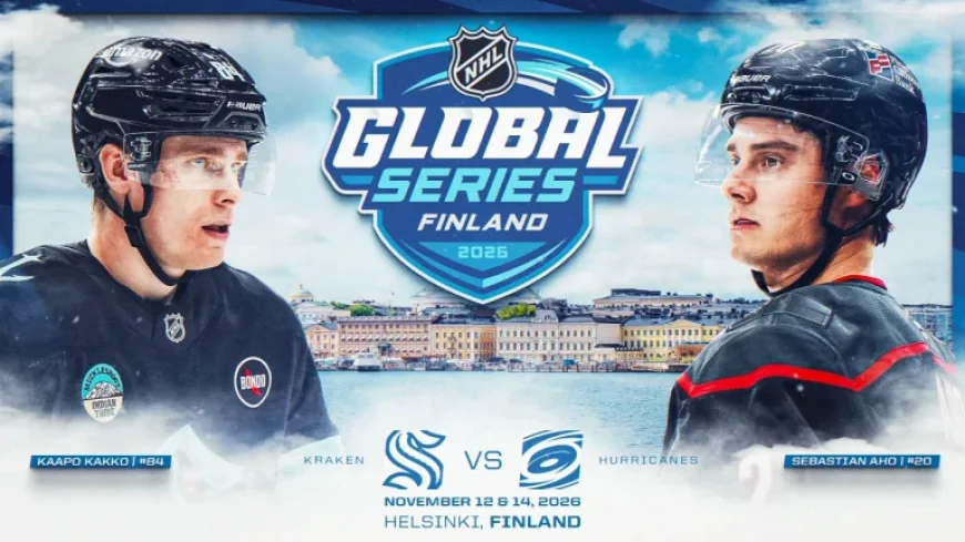 Hurricanes Head to Helsinki for 2026 NHL Global Series Finland