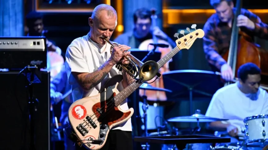 Flea Performs Frank Ocean’s ‘Thinkin Bout You’ on ‘Fallon’