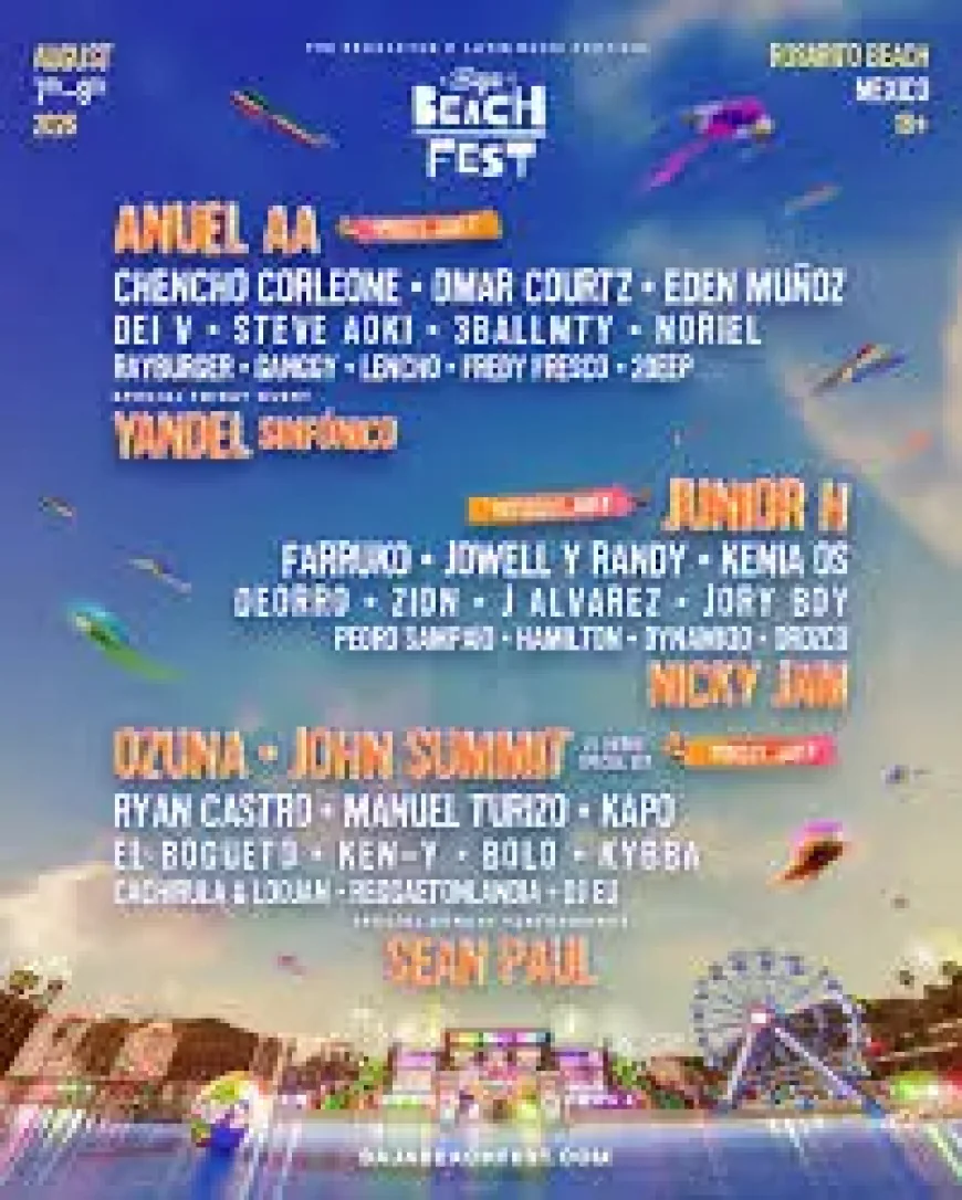 Baja Beach Fest 2026 lineup reveal: 4 headliners, 1 electronic first, and a genre-bridging bet