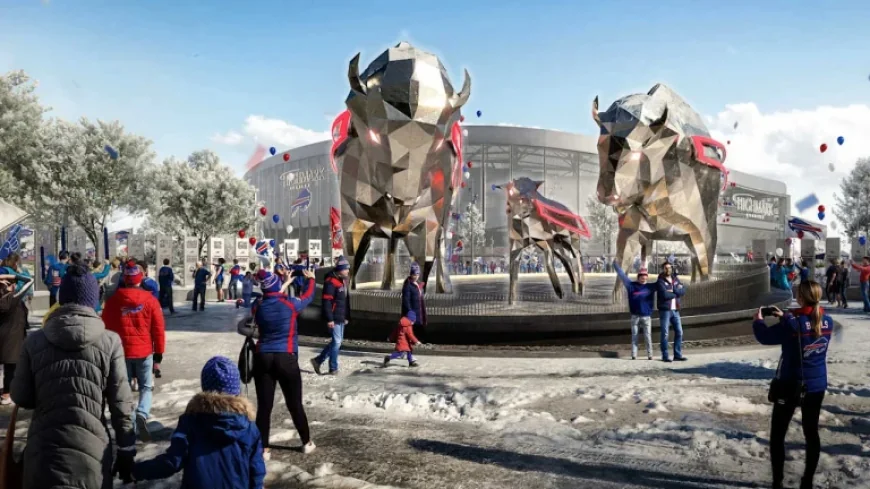 Buffalo Bills Unveil Bison Statue Designs for Highmark Stadium Family Circle
