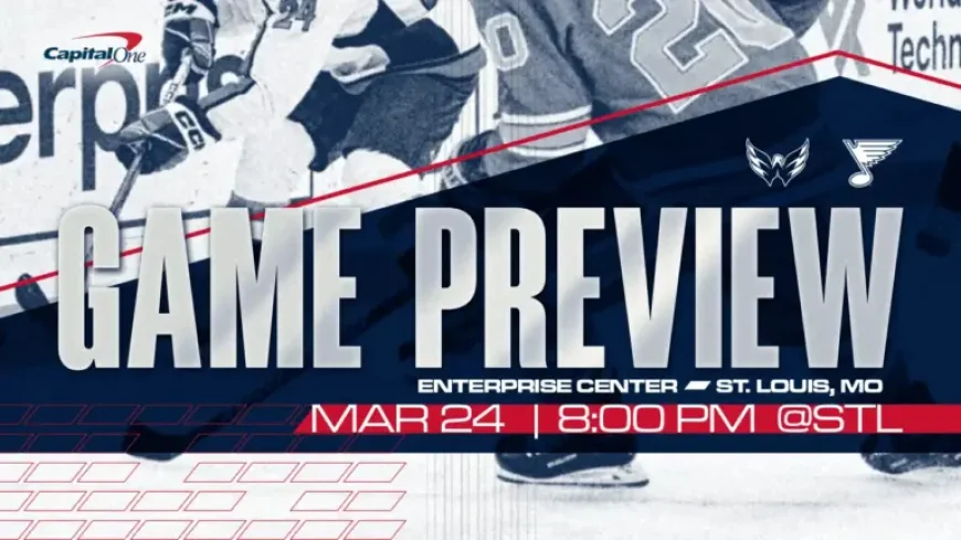 Capitals Vs Blues: A late-season road test collides with a 1,000-goal milestone