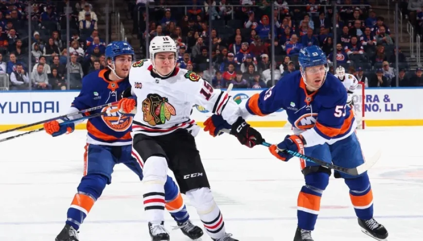 Blackhawks Triumph Over Islanders in Frondell’s Stellar NHL Debut