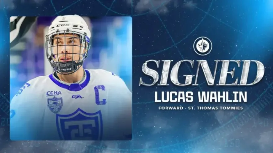 Jets sign forward Lucas Wahlin to a one-year, two-way deal as 2026-27 season approaches