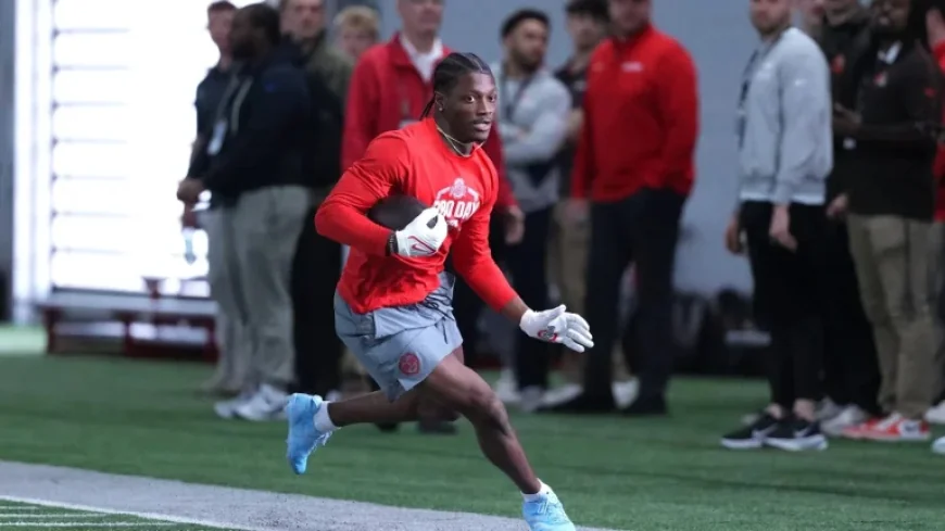 Ohio State WR Carnell Tate Schedules Six NFL Pre-Draft Visits