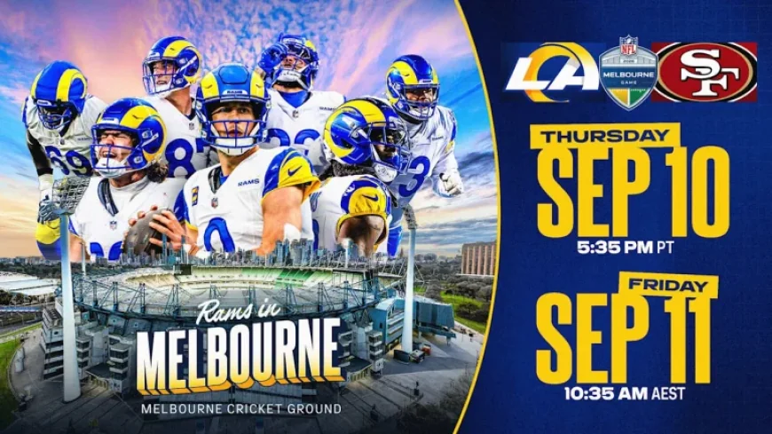 Rams vs. 49ers Game: Live in Los Angeles, September 10 at 5:35 PM PT