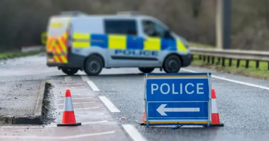 A130 northbound closed after fatal collision — cyclist and two vehicles involved, long diversion in place