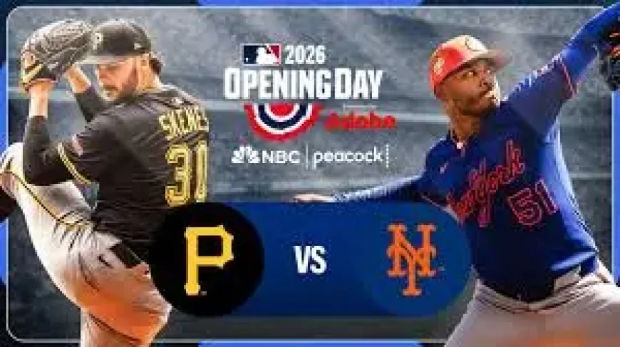 Pirates Vs Mets at 1:15 p.m. ET: Opening Day spotlight as streaming reshapes how fans watch