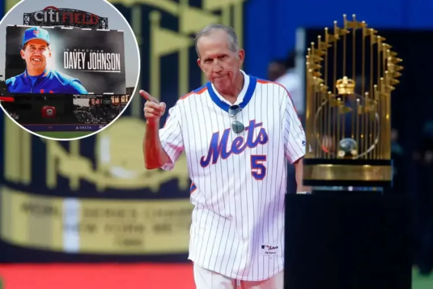 Davey Johnson to be honored as Mets announce memorial uniform patch for 2026 season