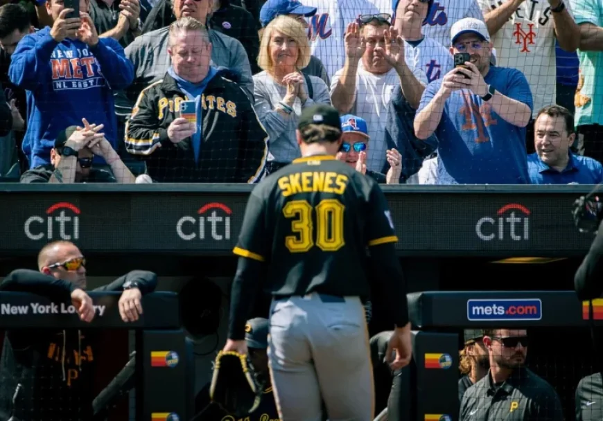 Pirates’ Paul Skenes Struggles in First Inning Against Mets on Opening Day