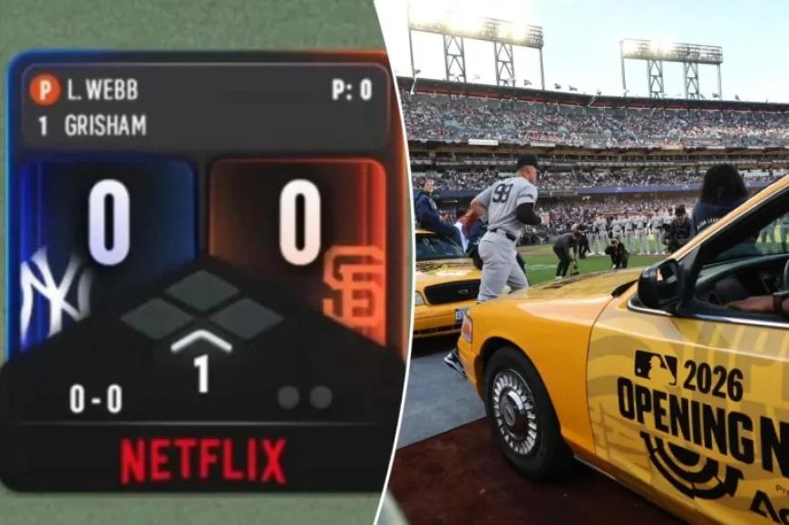 MLB Fans Criticize Netflix’s Scorebug During Yankees-Giants Opening Night