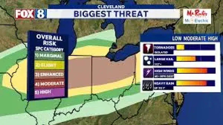 Tornado Watch Ohio: A Warm Afternoon Turns Watchful Across Northeast Ohio