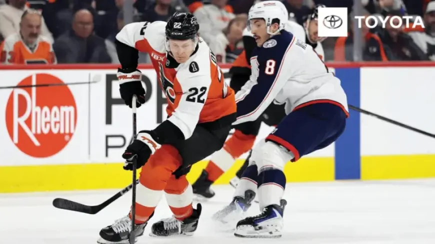 Mason Marchment and a Five-Minute Lapse: Flyers Fall to Columbus in Critical Home Game