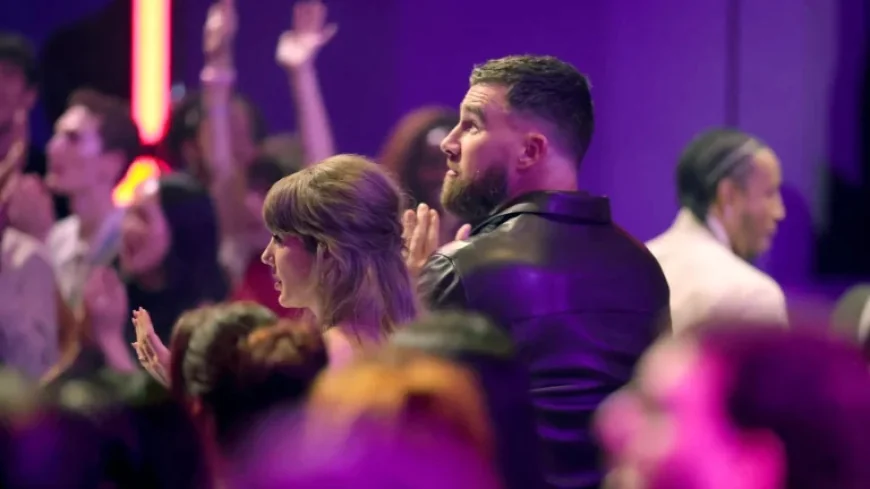 Taylor Swift and Travis Kelce Shine at iHeartRadio Music Awards Debut